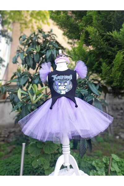 Niliya çocuk giyim New Season Kuromi Printed Party Tutu Dress