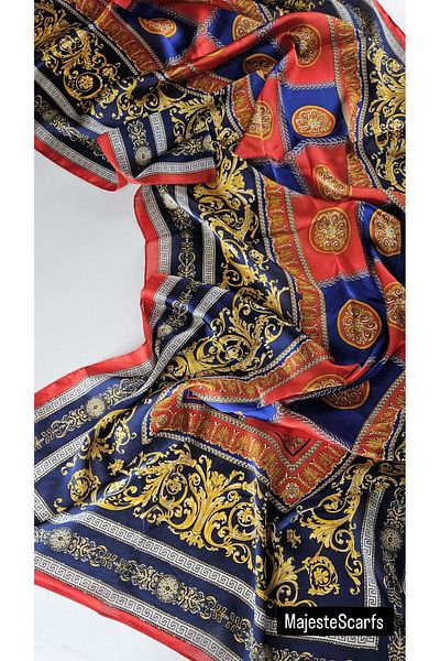 Webinay Home Retro Shawl Ethnic Pattern New Season Woven Silk Voile Shawl