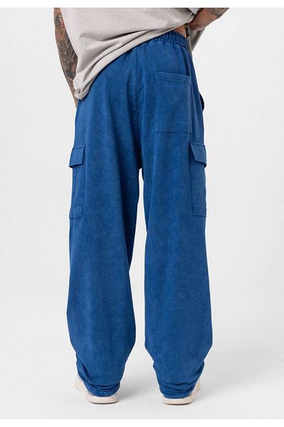 İLKCET MODA Φαρδύ παντελόνι με φαρδιά εφαρμογή στο πλάι
