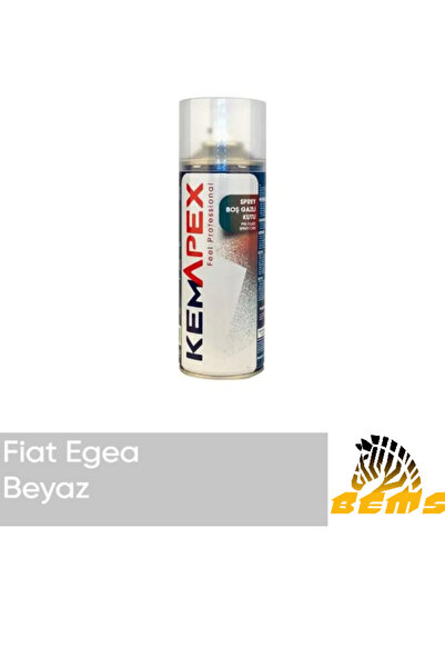 KEMAPEX Fiat Egea Beyaz Rötüş Sprey Boya 400Ml