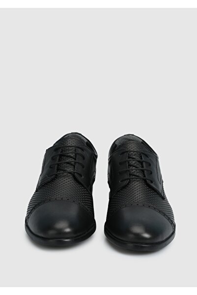 Eclipse Чоловічі чорні шкіряні туфлі