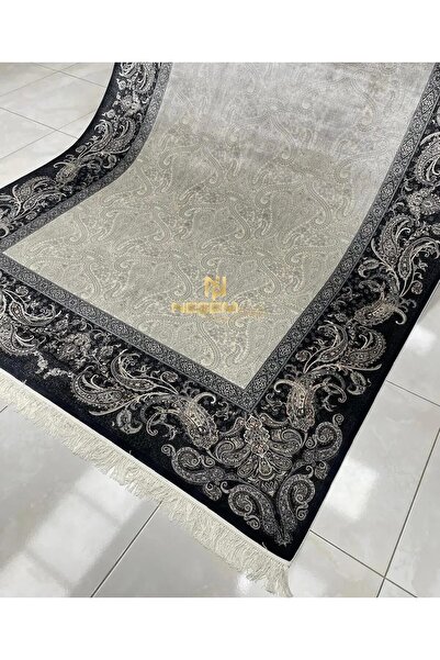 DİLEK HALI DIORA KARYA 6552 B GRI ANTRASIT 120 TARAK İPEK DOKUMA MAKINE HALIMIZ