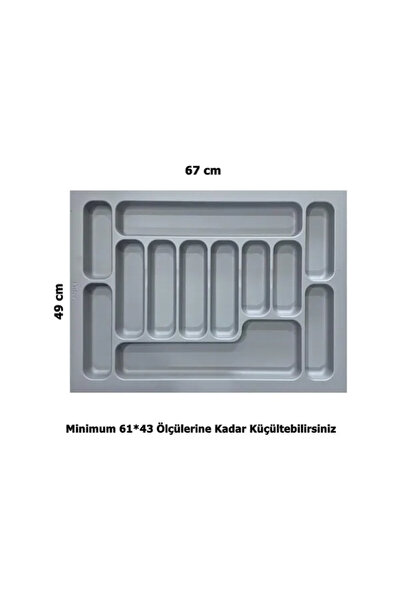 Nobel Çekmece İçi Plastik Kaşıklık 67x49