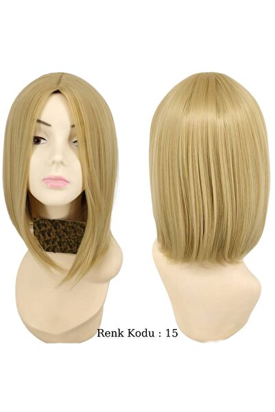 My Hair Türkiye Küt Kısa Peruk Fiber Sentetik Geniş