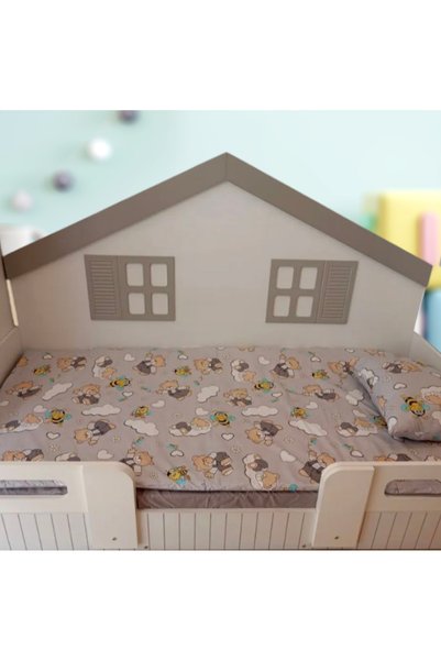 Home %100 PAMUKLU MONTESSORİ BEBEK UYKU SETİ