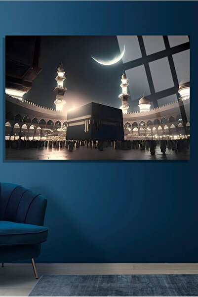 Genel Markalar Yapay Zeka ile Kabe Görseli Cam Tablo, Ev Ve Ofis Hediyesi Yük...