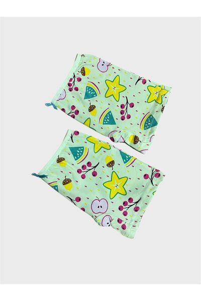 elmas kids Devojčin paket od 100% pamuk zelenih zvezdastih plodova Sa deznom ...