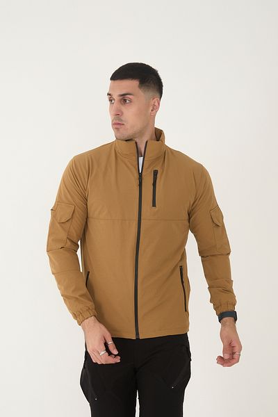 Camp Scoutland Camp490 Exterior Tactical Multi-Pocket Water Hungry Men's Seasonal Mustard Coat