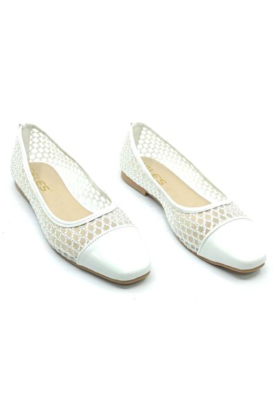 KOCAMANLAR Feles Білі Детальні Жіночі Балетки