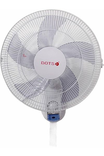 DOTS Wall fan 16", 3 Speed control, TFW-B04, Blue