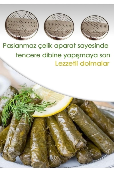 abnturk 3 Adet Dolma Yaprak Sarma Aparatı - Paslanmaz Çelik