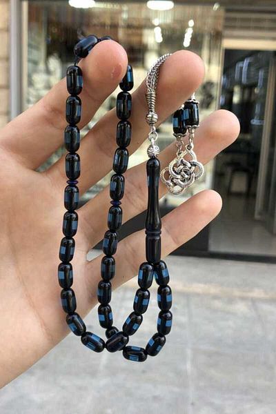 Midyat Gümüş Dünyası Men's Vernier Capsule Cut Powder Rosary MGD20202043