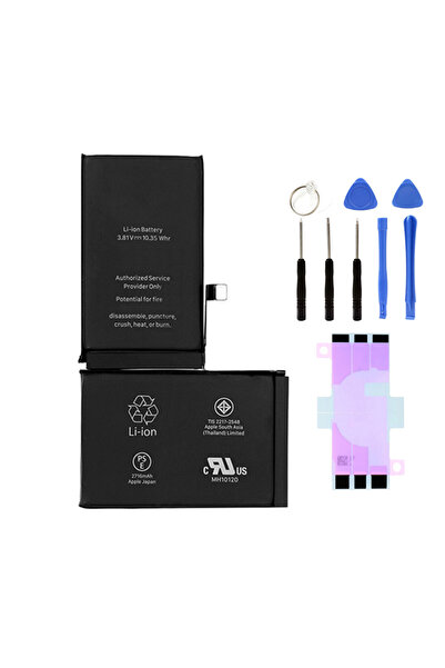 TamirCep IPhone XS MAX Uyumlu Batarya Pil Tamir Seti Ve Pil Bandı Hediyeli