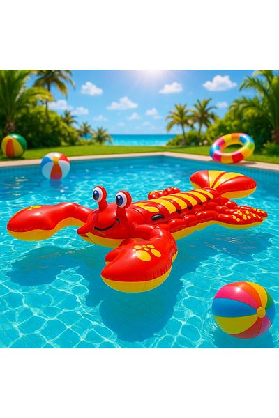 NUNU Crab Inflatable Sea Bed - Aquacrab Soft Giant for Kids 210cm