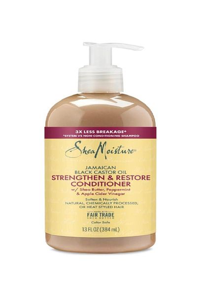 Shea Moisture بلسم زيت الخروع الأسود الجامايكي لتقوية وتعزيز نمو الشعر من شيا مويستشر - 384 مل