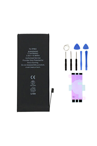 TamirCep IPhone SE 2020 Uyumlu Batarya Pil Tamir Seti Ve Pil Bandı Hediyeli