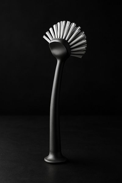 Home 29 cm Ergonomic Handle Dish Brush Hard Bristles, Durable and Stylish Design