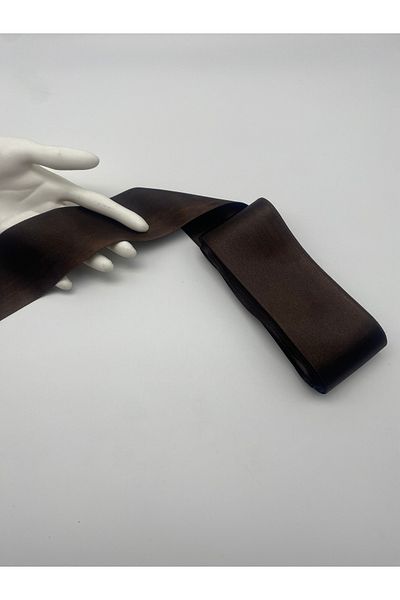 Ak Tuhafiye Brown 6cm 10Meter Satin Ribbon No:54, Bundle-Ornament-Decor