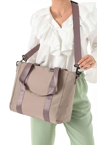 Lifonbag Γυναικείο αδιάβροχο ύφασμα αλεξίπτωτου 2 θέσεων με ρυθμιζόμενο σταυρωτό λουράκι