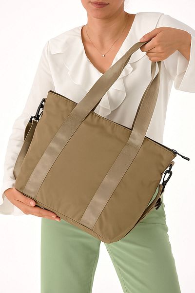 Lifonbag Γυναικείο αδιάβροχο ύφασμα αλεξίπτωτου 2 θέσεων με ρυθμιζόμενο σταυρωτό λουράκι