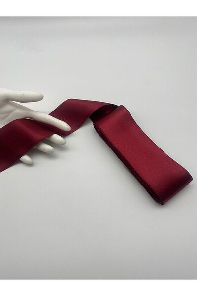 Ak Tuhafiye Satenn Belteği - 6 cm 10 Meters Wide Leng, Satin, Bundle and Susleme
