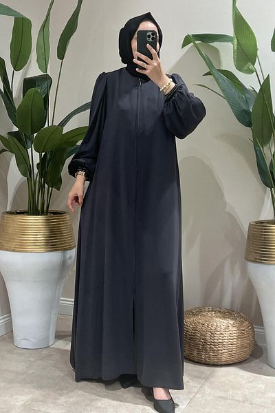 GİZAY Gizay Arm Tip Stoned Mevlana Model Ferace