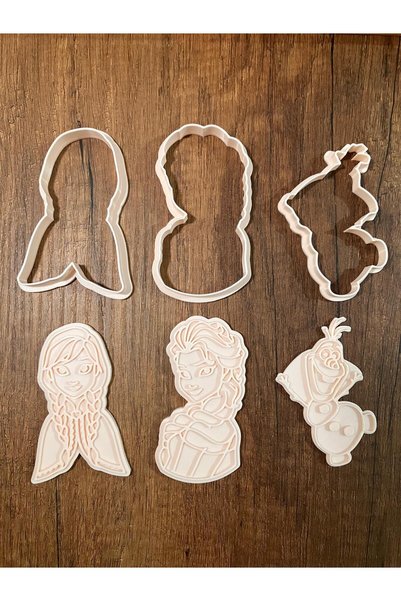 genomera 3-Piece Elsa Cookie Mold