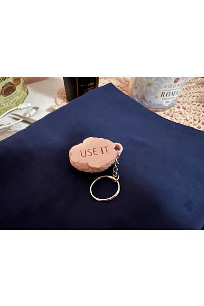genomera Brain Keychain