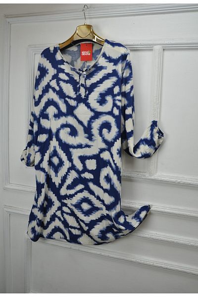 elma abone Copy - Large Size Viscosa Lace Tunic
