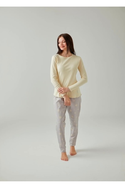 İpek Women's Long Sleeve Pajama Set