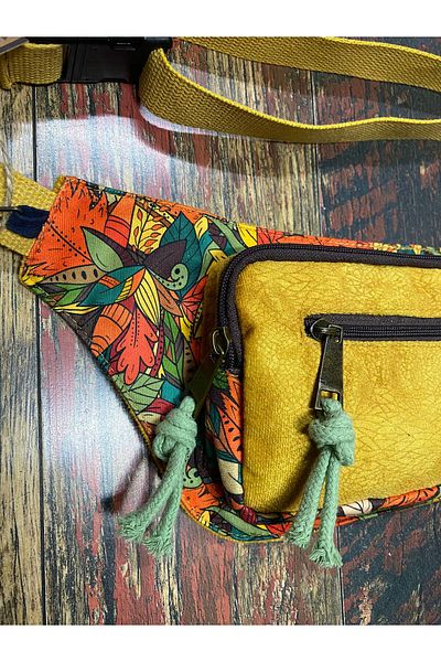 Street Bag Ethnic Authentic Bohemian Daily Travel Waist Bag Multi-Pocket Water Resistant