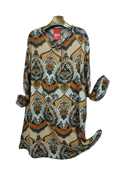 elma abone Copy - Large Size Viscosa Lace Tunic