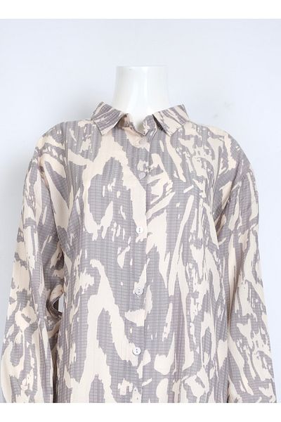MUSTÜN Long Length Woven Shirt