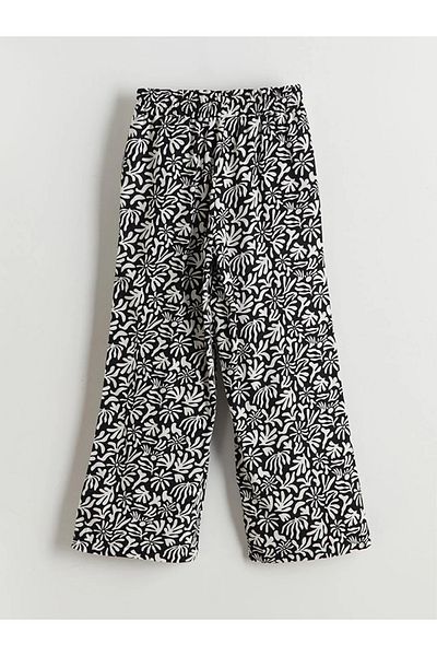 LC Waikiki Lcw Kids Black Elastic Waist Girls' Pants
