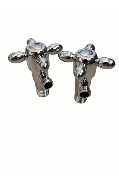 RUDİ ARMATÜR Chrome Plated Luxury 2 Pieces Intermediate Faucet