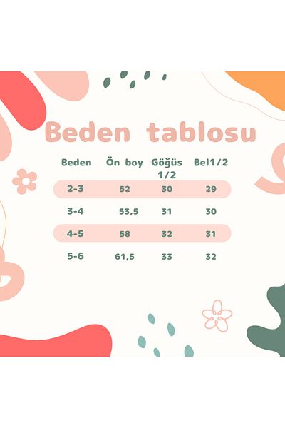 ESİLA KİDS Girl's Dress, Holiday Dress Floral Patterned Bow Detail Gathered Sleeves 3-6 Years
