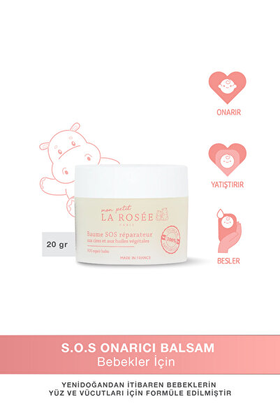 La Rosee Paris Mon Petit Sos Onarici Balsam Bitkisel Yağlar Ve Bal Mumu İçer...