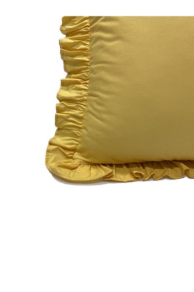 LILYUM Home 100% Cotton Frilly Pillow Case 50X70 cm (1 Pcs)