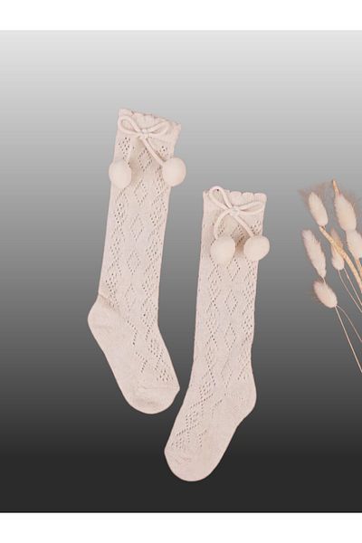 KIPIRIK BABY Beige Socks 1 Stripe Girl Eagle Baby Underpants