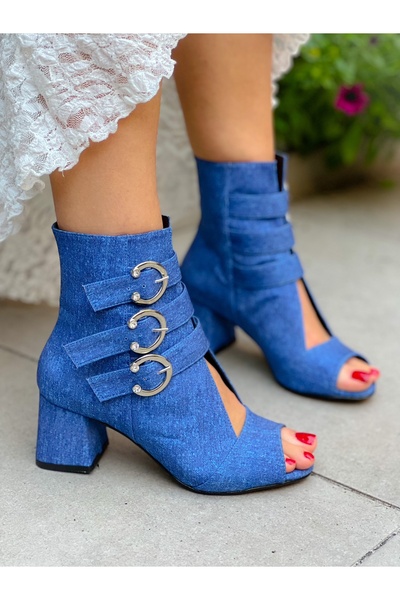 irmona ELLAS KOT JEANS TOKALI YAZLIK BOT SANDALET