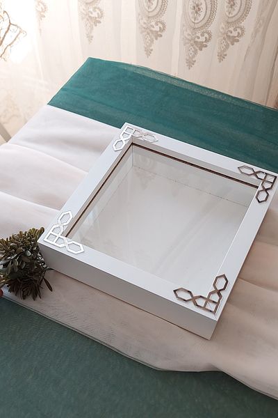 Verda Çerçeve 20x20x5 cm New Fashion Flower Pattern Memory Frame