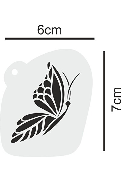 STENCİLTASARIM Stencil Tasarım 36 Adet SL090 Yüz Boyama Maskeleri SET37 Pasta, Ahşap, Yüz Boyama Şablonu