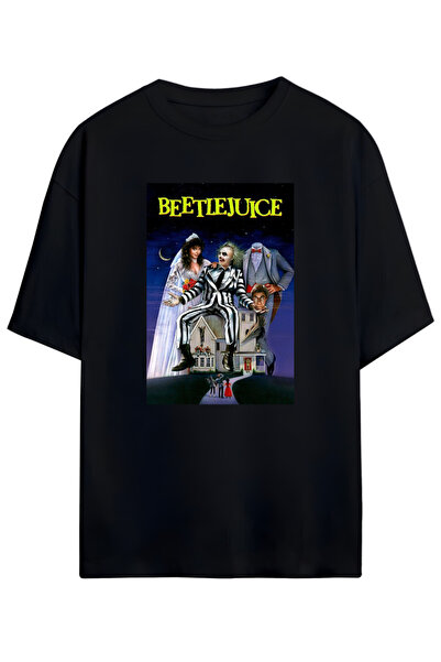 MAGORS Unisex Pamuk majica sa prilagođenim dizajnom iz filma 'Beetlejuice' Ti...