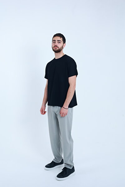 TKT Футболка з модальної тканини в стилі унісекс, текстурований регулярний крій і гладка поверхня тканини