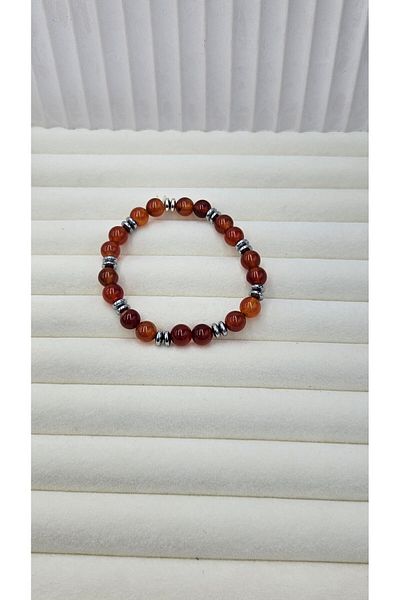 AURA Men's Agate Stone Natural Stone Bracelet