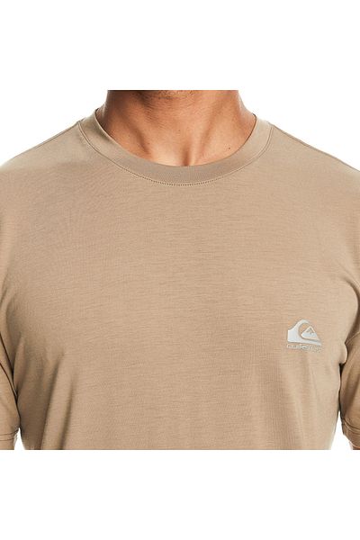 Quiksilver Ανδρικό μπλουζάκι Coastal Run SS σε καφέ χρώμα - Casual Style Eqykt04311-34054