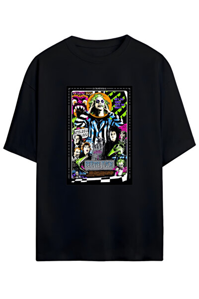 MAGORS Unisex Pamuk majica sa prilagođenim dizajnom iz filma 'Beetlejuice' Ti...