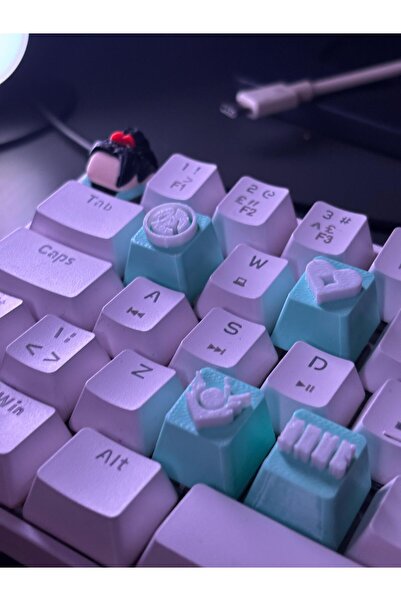 Store Valorant Özel Sage Temalı Mekanik Keycap Seti (5 Parça)