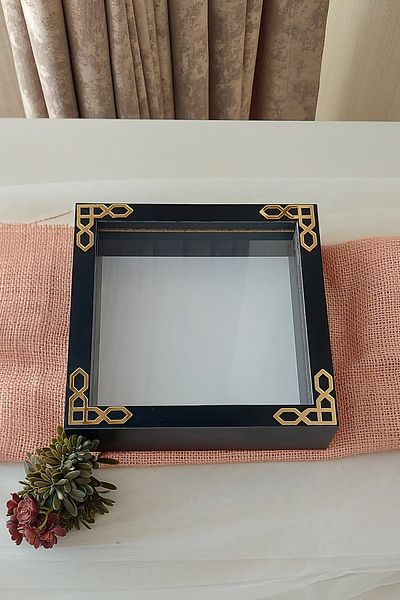 Verda Çerçeve 20x20x5 cm New Fashion Flower Pattern Memory Frame