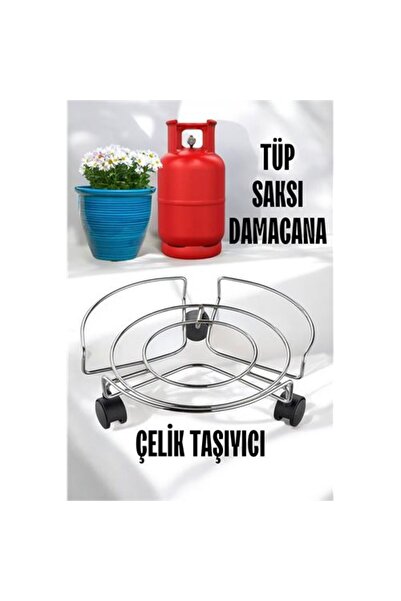 ModaCar Saksı Tüp Damacana Altlığı Tekerlekli Taşıyıcı